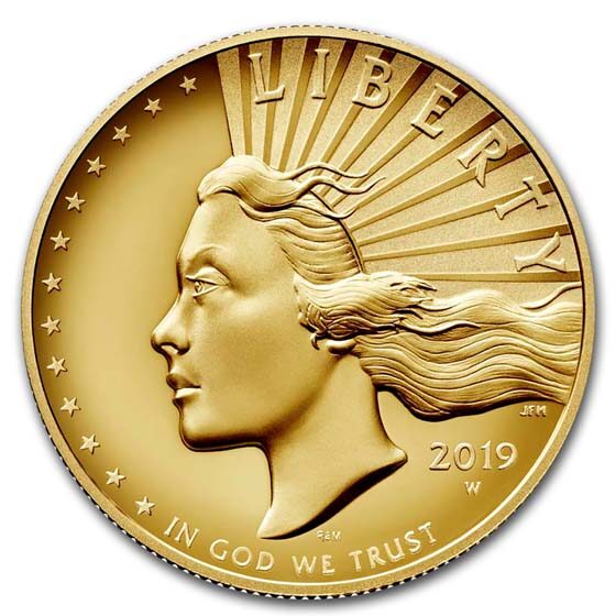 2019-W High Relief American Liberty Gold SP-70 PCGS (FS)