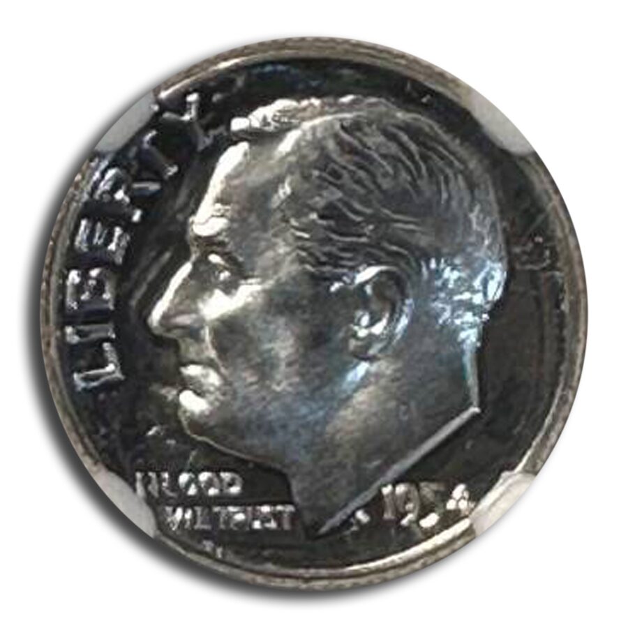 1954 Roosevelt Dime PF-68 Cameo NGC