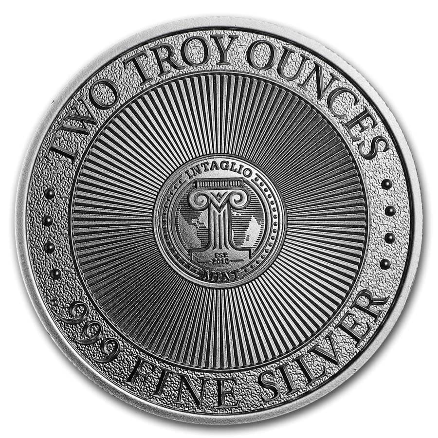 2 oz Silver High Relief Round - Molon Labe (Type 5)