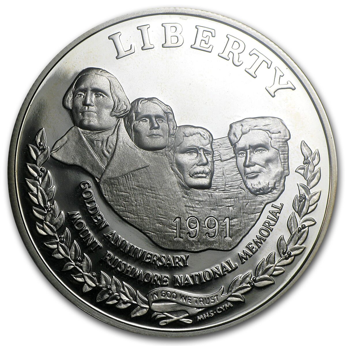 1991-S Mount Rushmore $1 Silver Commem PF-69 NGC