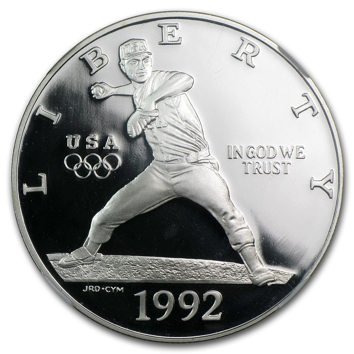 1992-S Olympic Baseball $1 Silver Commem PF-69 NGC
