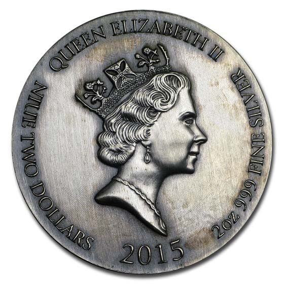 2015 2 oz Silver Coin - Biblical Series (Exodus, Coin Only)