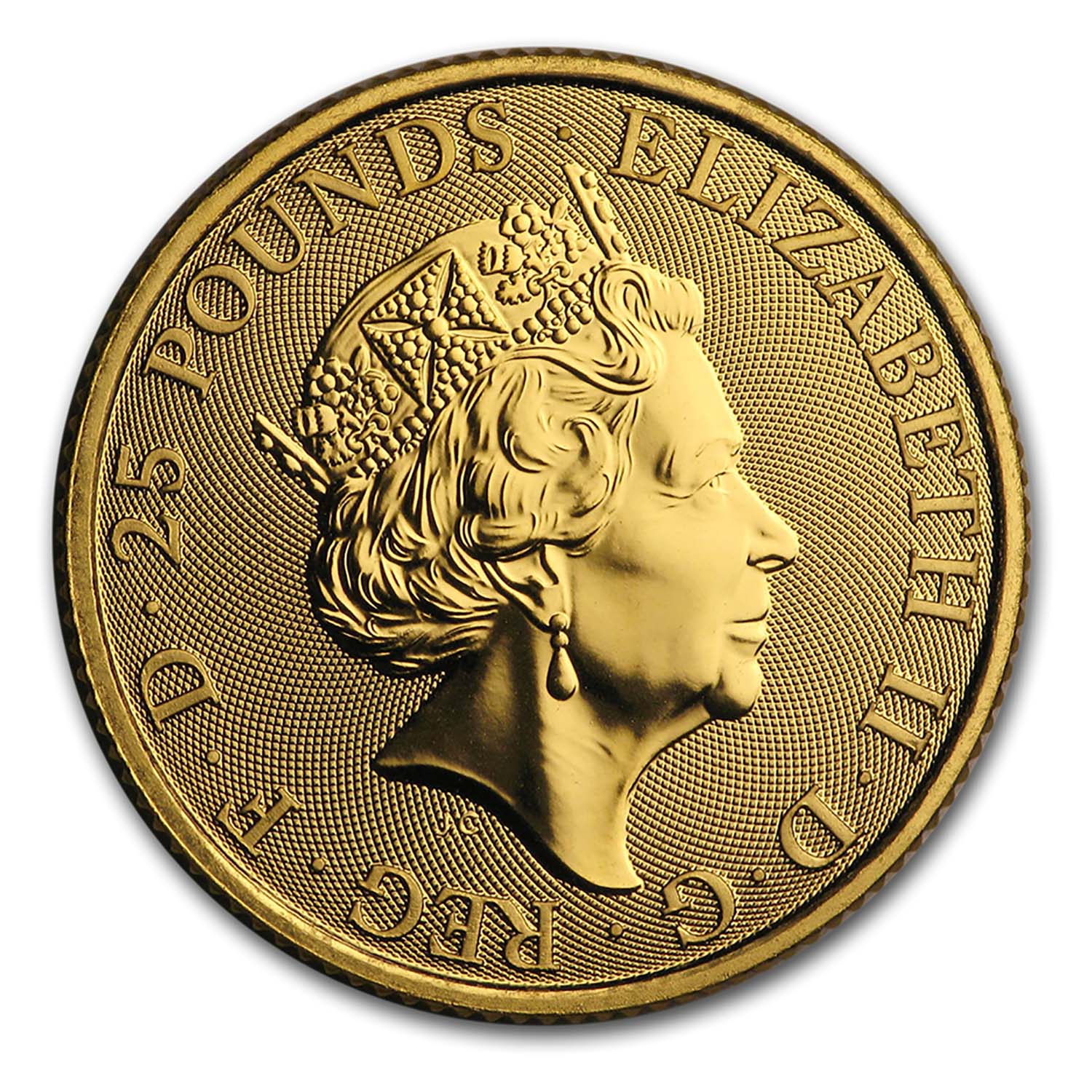 2020 Great Britain 1/4 oz Gold Queen's Beasts The White Lion