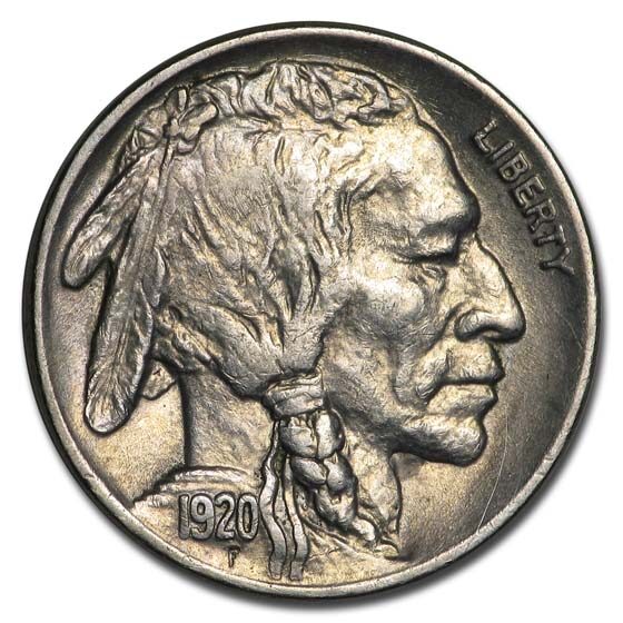 1920 Buffalo Nickel AU