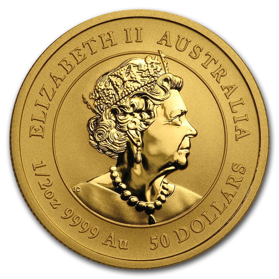 2020 Australia 1/2 oz Gold Lunar Mouse BU (Series III)