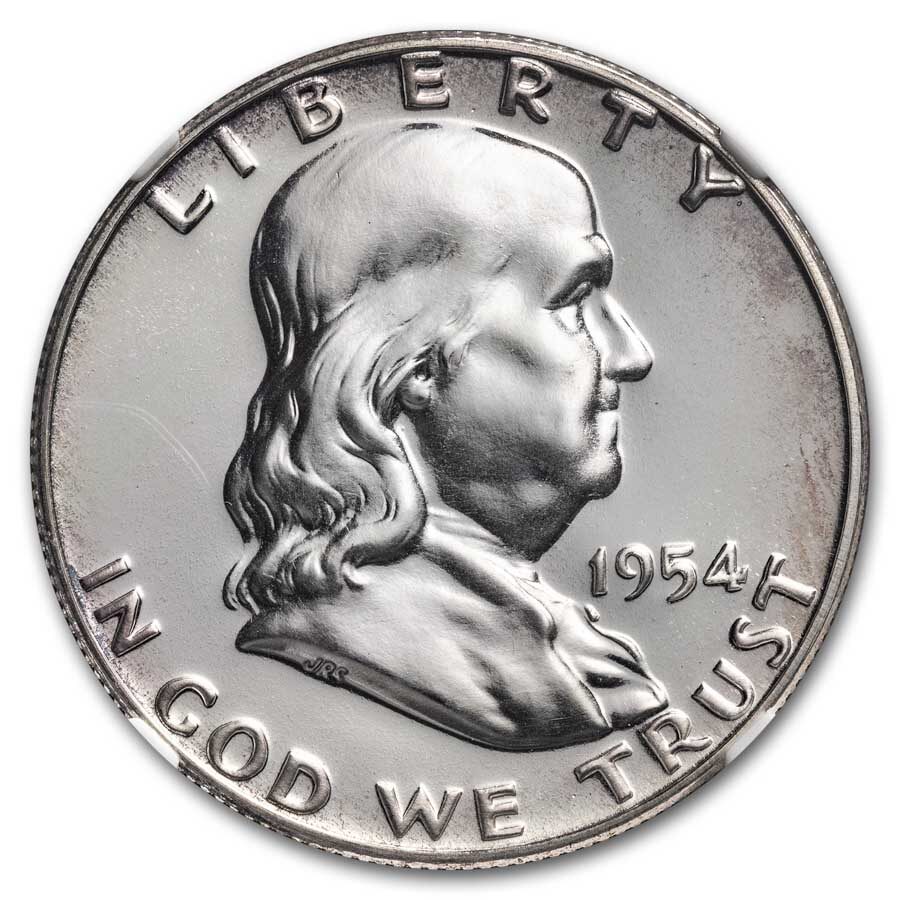 1954 Franklin Half Dollar PF-67 NGC
