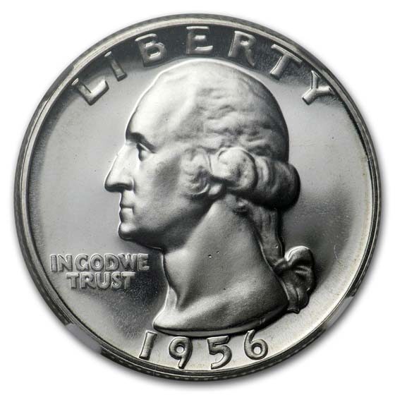 1956 Washington Quarter PF-67 CAM NGC