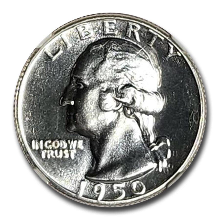 1950 Washington Quarter PF-67 NGC