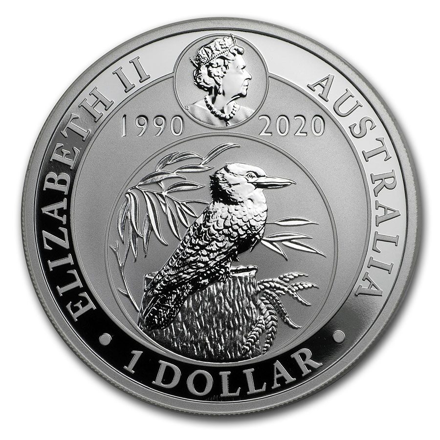 2020 Australia 1 oz Silver Kookaburra BU
