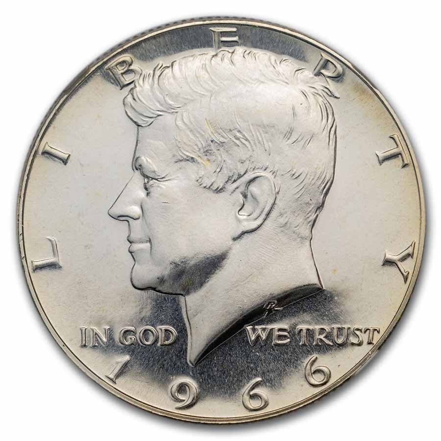 1966 Kennedy Half Dollar MS-68 NGC (SMS)