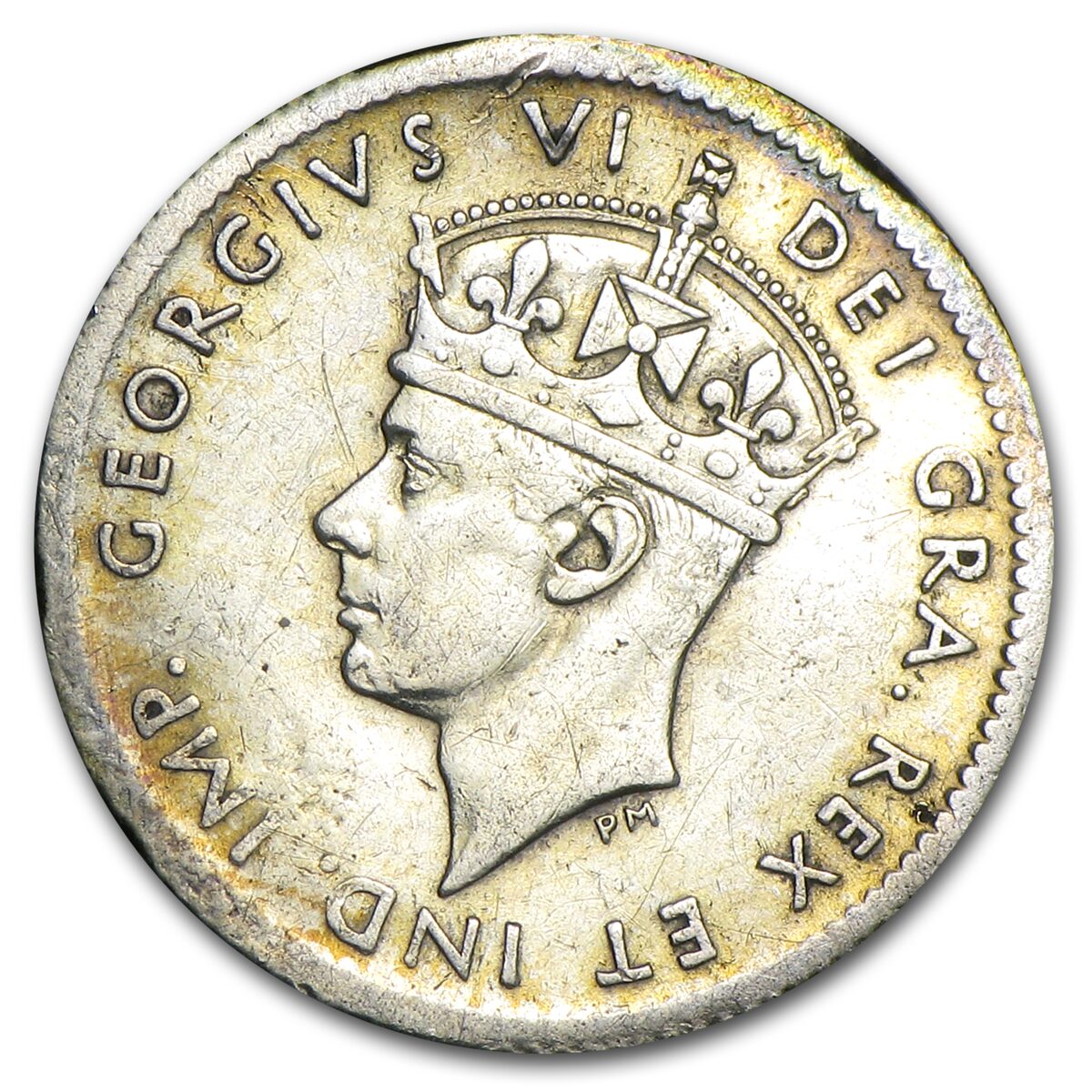 1937-43 Newfoundland 5 Cents .925 Silver Avg Circ (Random Dates)