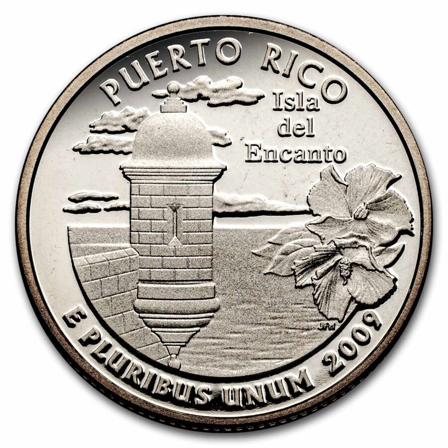 2009-S U.S. Territory Puerto Rico Quarter Proof