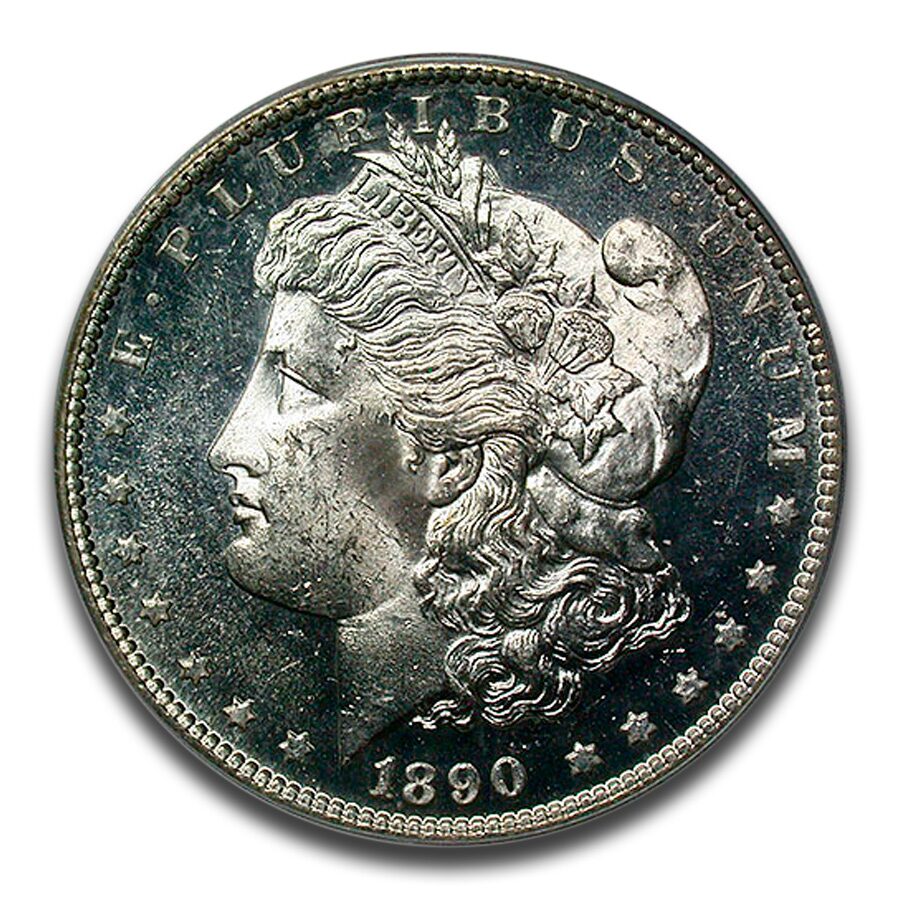 1890-S Morgan Dollar MS-64 DMPL PCGS