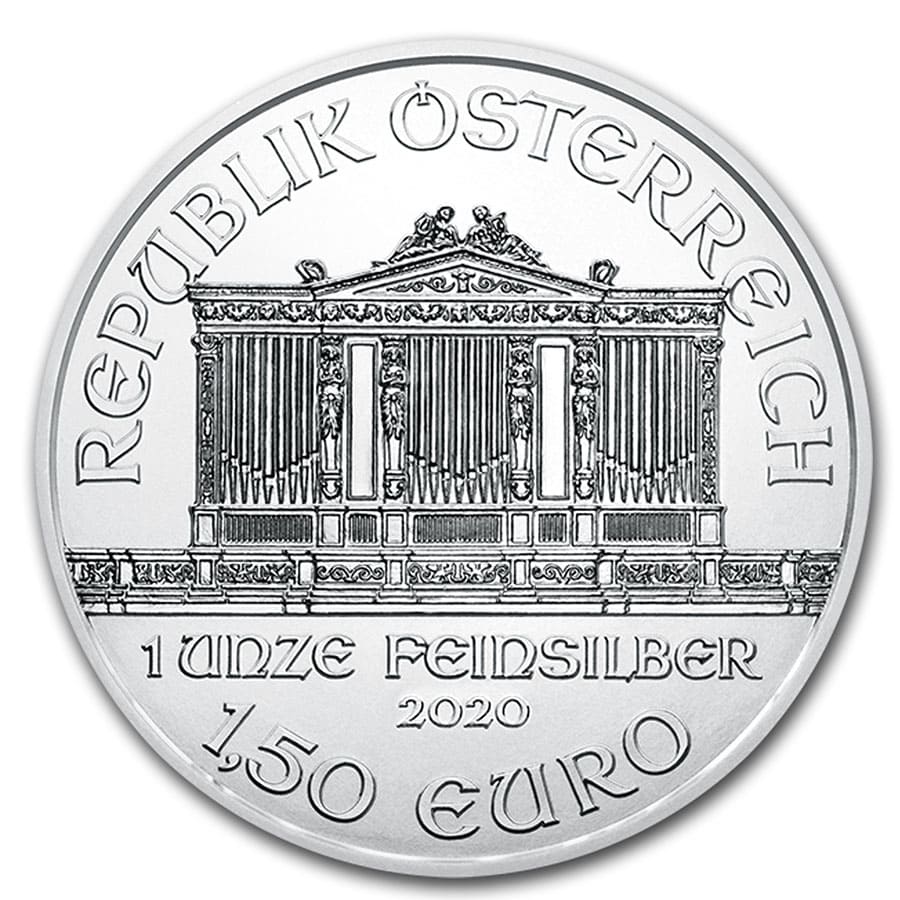 2020 Austria 1 oz Silver Philharmonic BU