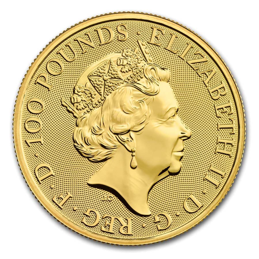 2020 Great Britain 1 oz Gold Year of the Rat BU
