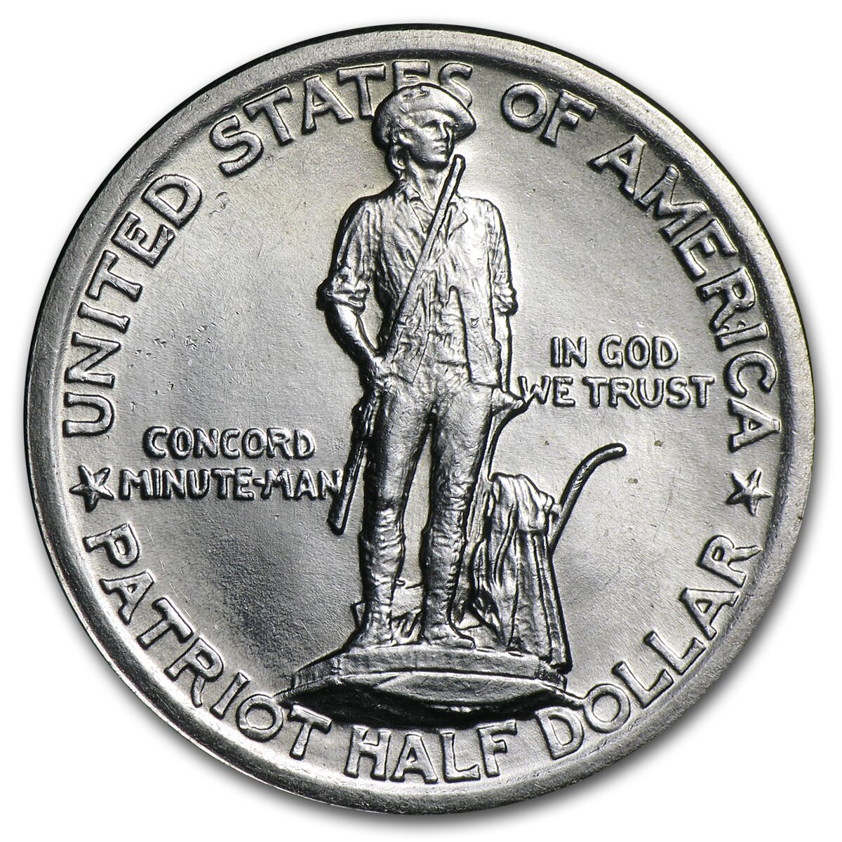 1925 Lexington-Concord Sesquicentennial Half BU