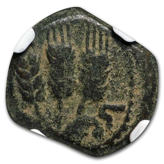 Ancient Judaea AE Prutah Agrippa I (37-44 AD) NGC