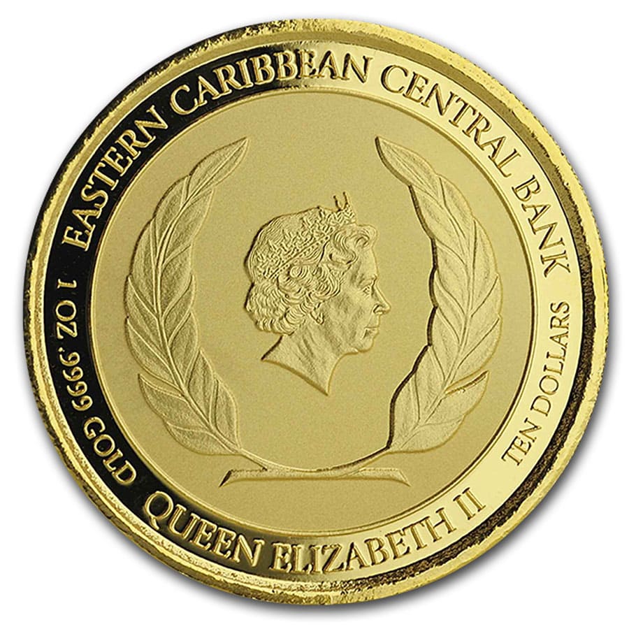 2019 Anguilla 1 oz Gold Lobster BU