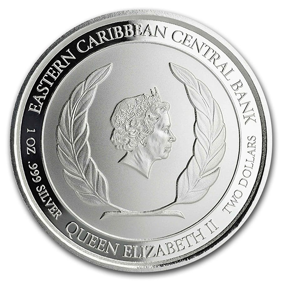 2019 Anguilla 1 oz Silver Lobster BU