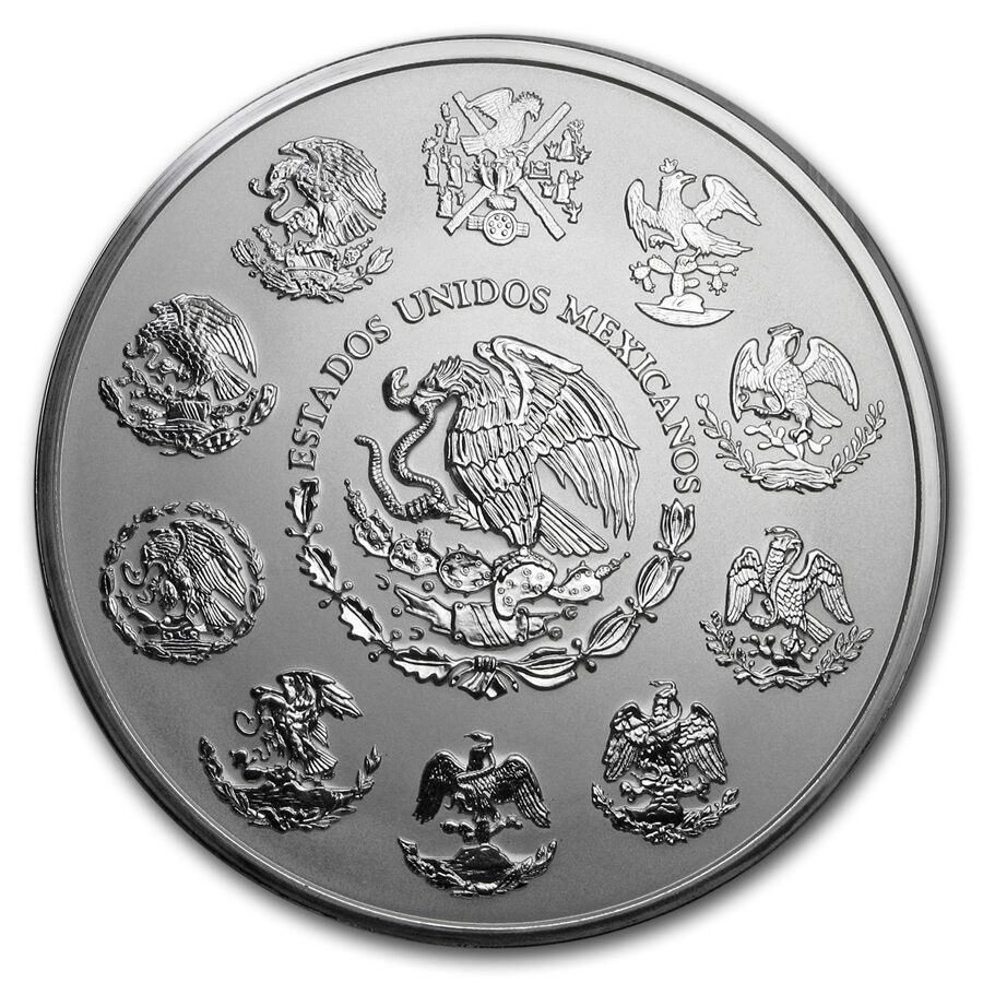 2019 Mexico 1 kilo Silver Aztec Calendar (w/Box & COA)
