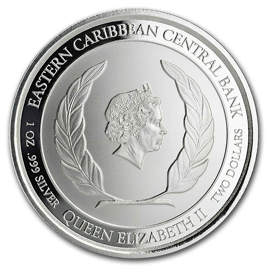 2019 St. Vincent & The Grenadines 1 oz Silver Seaplane BU