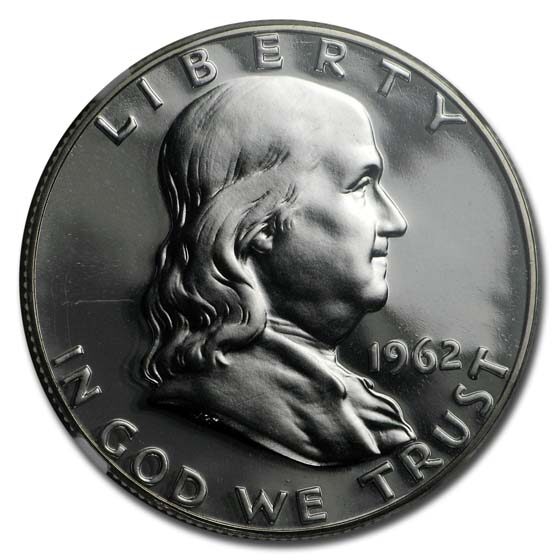 1962 Franklin Half Dollar PF-68 NGC