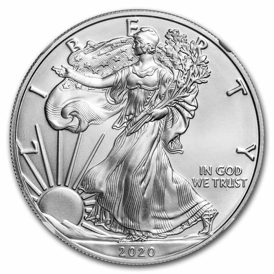 2020 American Silver Eagle MS-70 NGC (Early Releases)