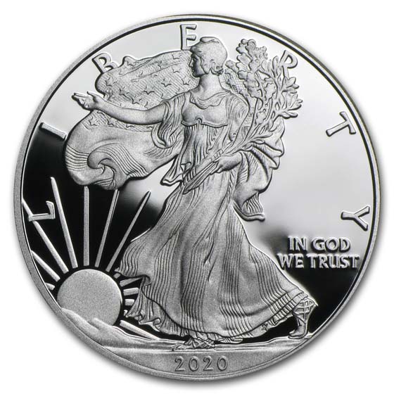 2020-W American Silver Eagle PR-70 PCGS (First Day of Issue)