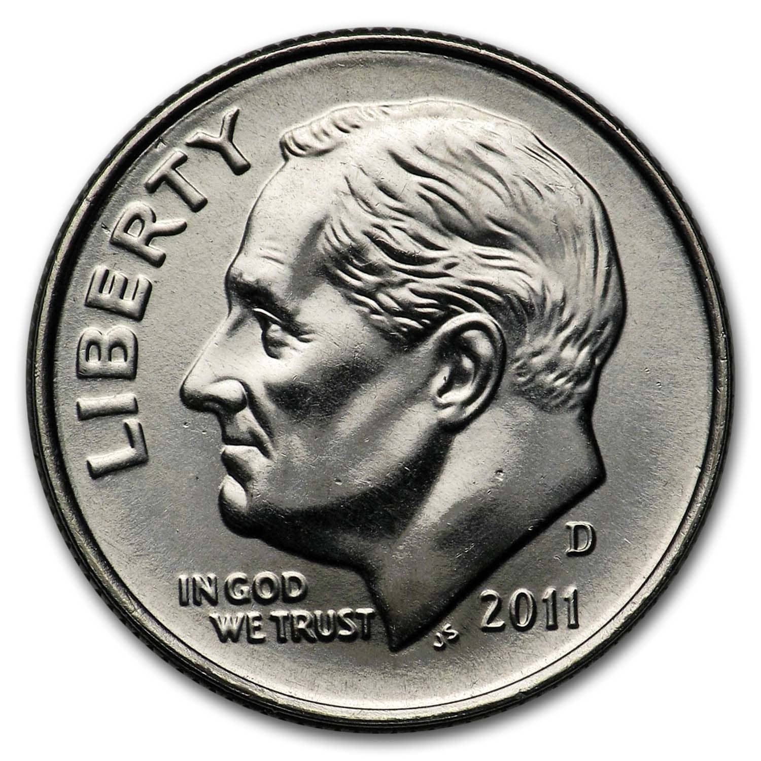 2011-D Roosevelt Dime BU