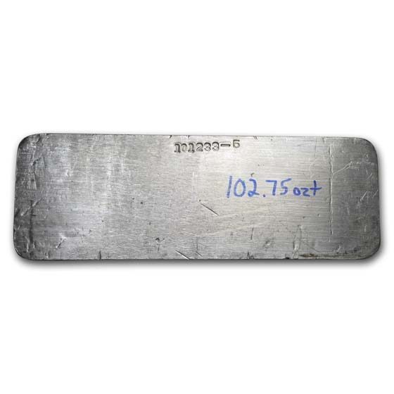 100 oz Silver Bar - National Refining Systems Inc.