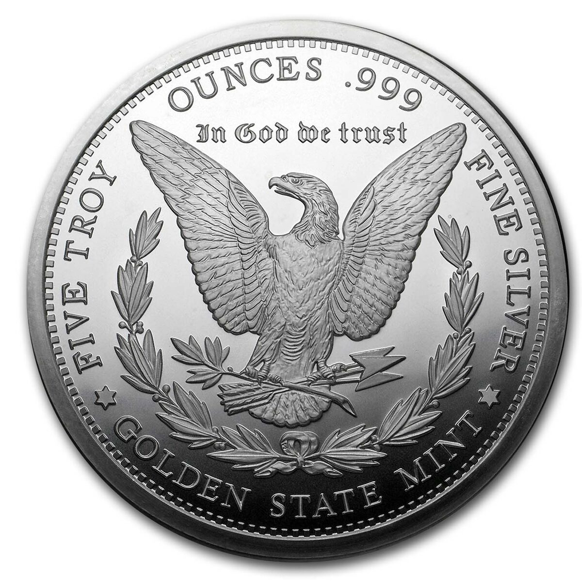 5 oz Silver Round - Morgan Dollar