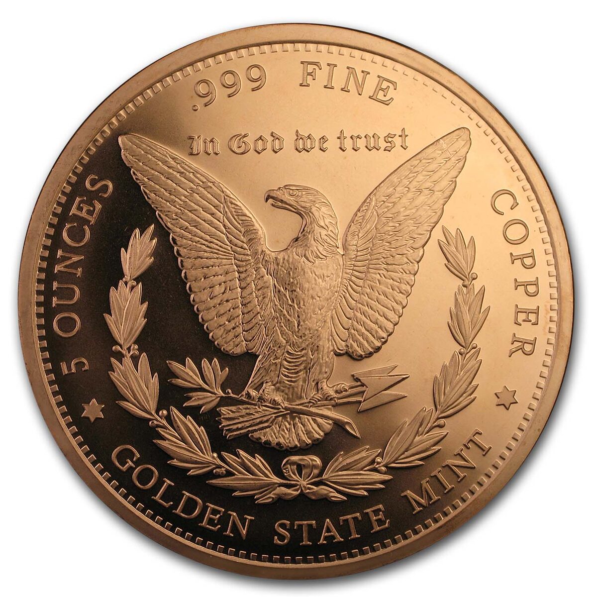 5 oz Copper Round - Morgan Dollar