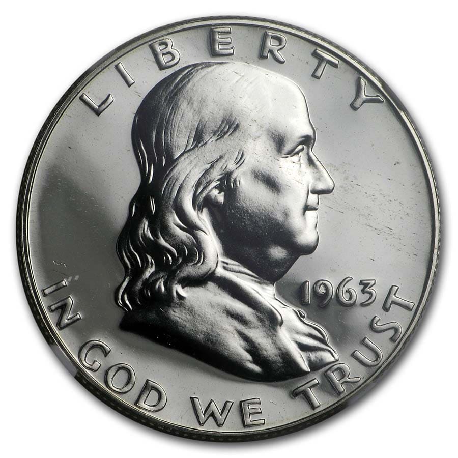1963 Franklin Half Dollar PF-66 NGC