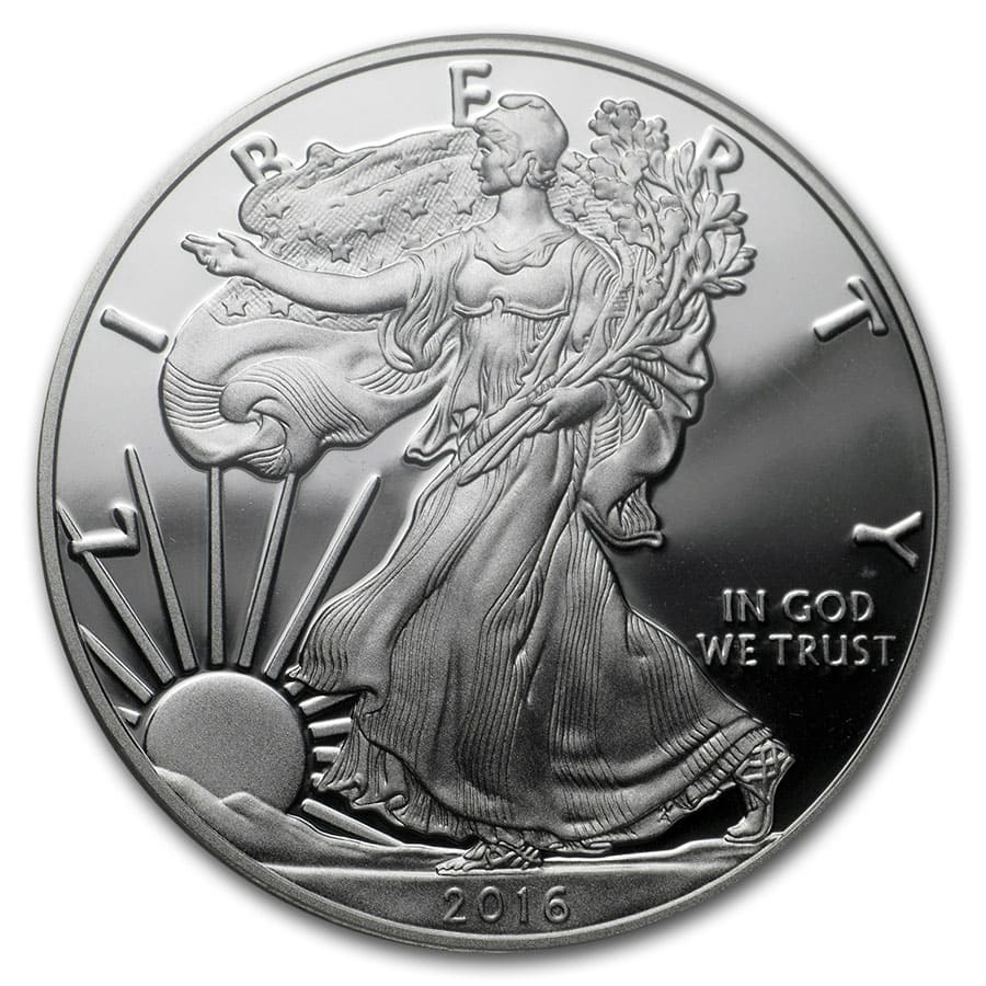 2016-W Proof American Silver Eagle PR-70 PCGS (FS, Mercanti)