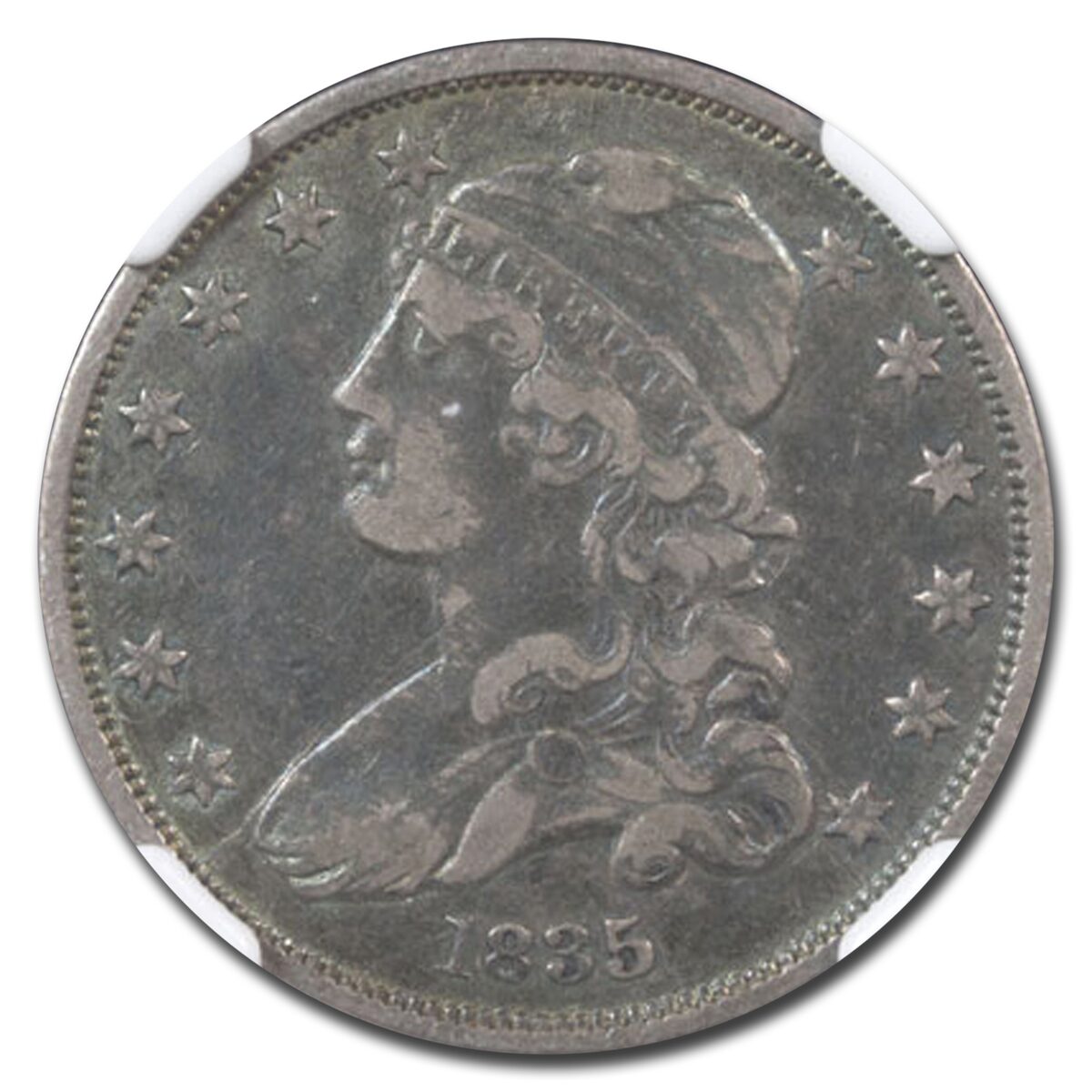 1835 Capped Bust Quarter XF-40 NGC