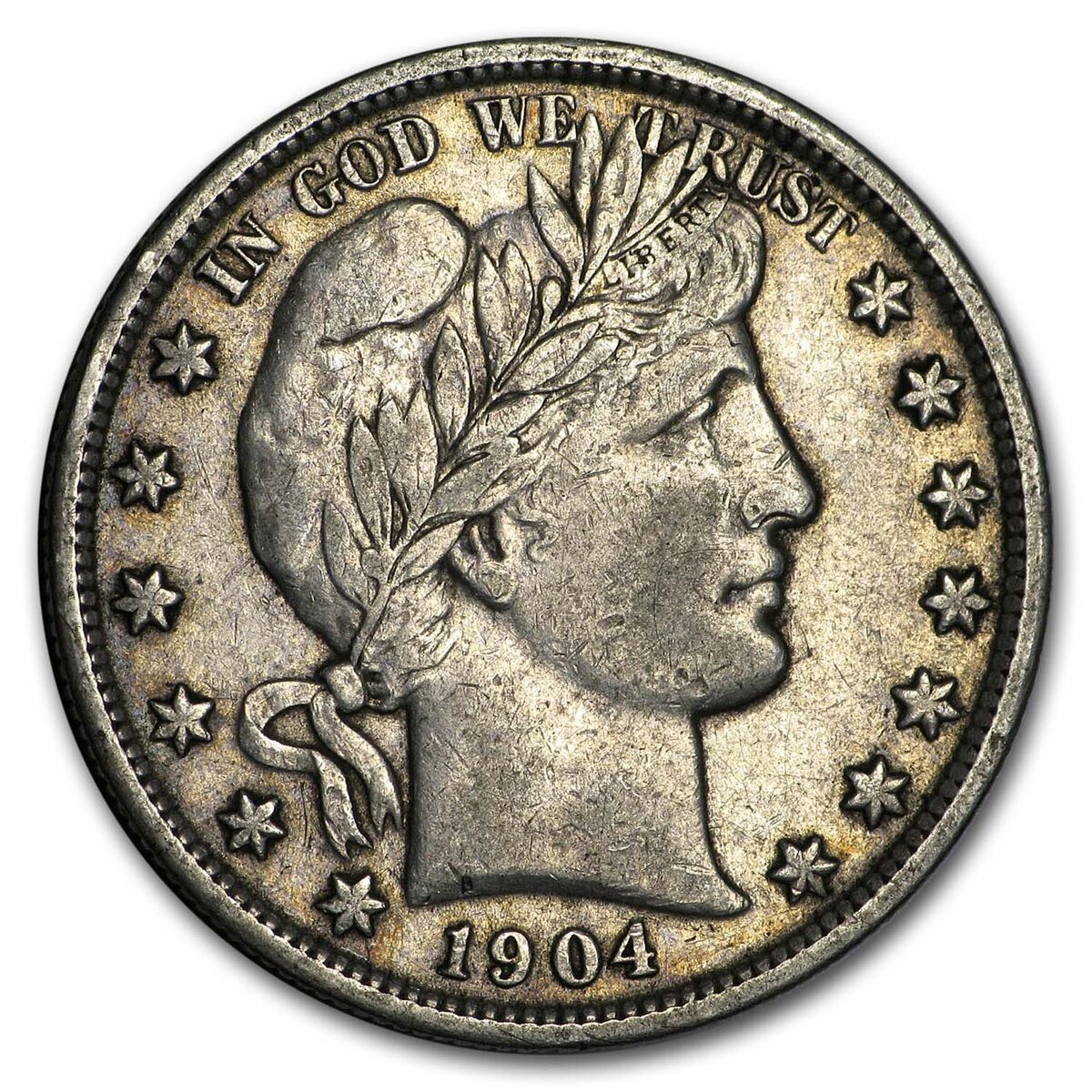 1904 Barber Half Dollar XF