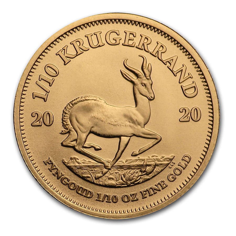 2020 South Africa 1/10 oz Gold Krugerrand