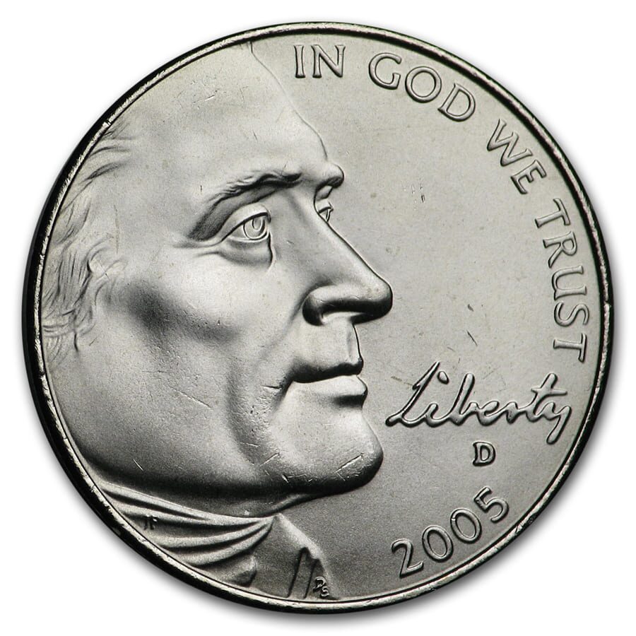 2005-D Jefferson Nickel American Bison BU