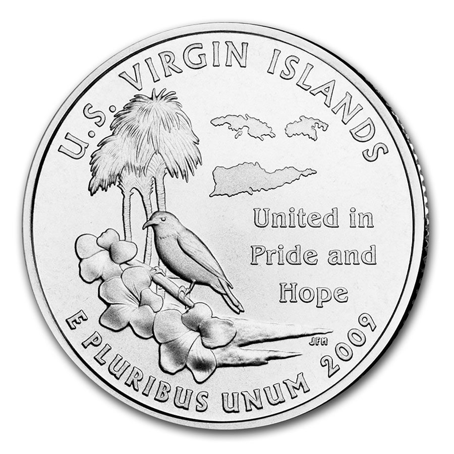 2009-P U.S. Territory U.S. Virgin Islands Quarter BU