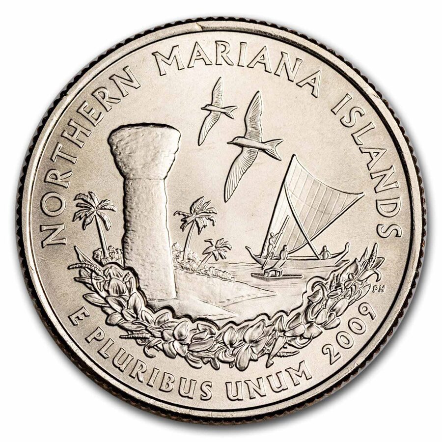 2009-P U.S. Territory Northern Mariana Islands Quarter BU