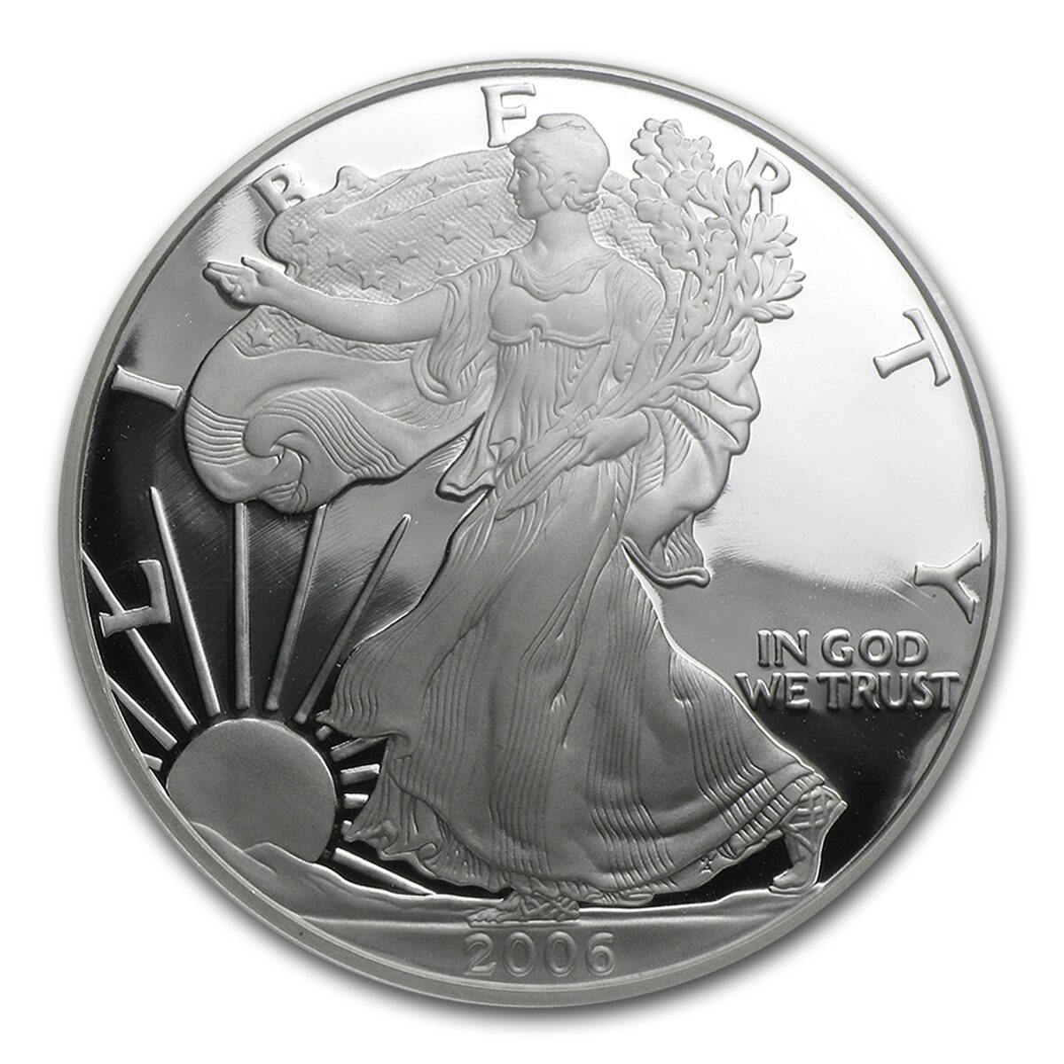 2006-W Proof American Silver Eagle PF-70 NGC (Black Label)