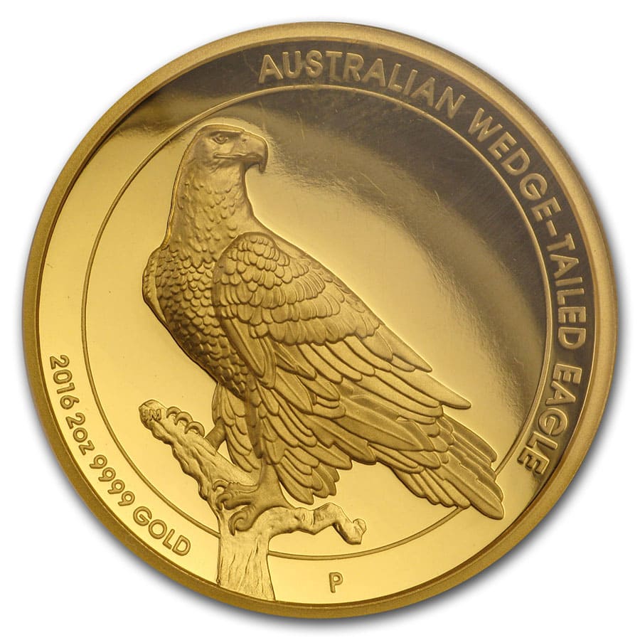 2016 Australia 2 oz Gold Proof Wedge Tailed Eagle PF-70 NGC UC