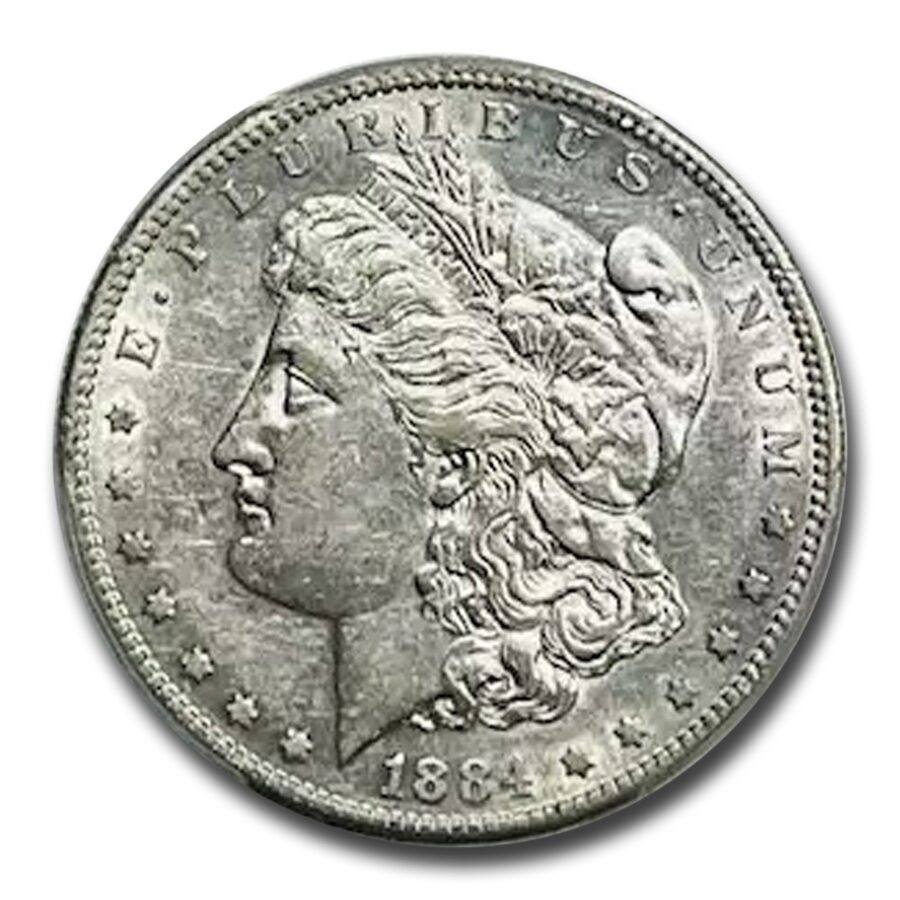 1884-S Morgan Dollar AU-50 PCGS