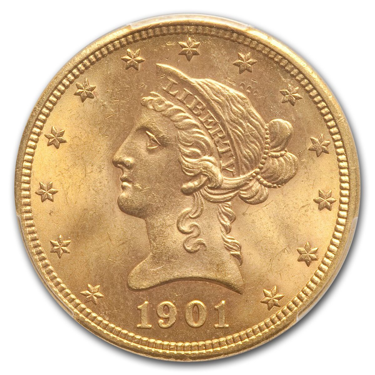 1901-O $10 Liberty Gold Eagle MS-64 PCGS