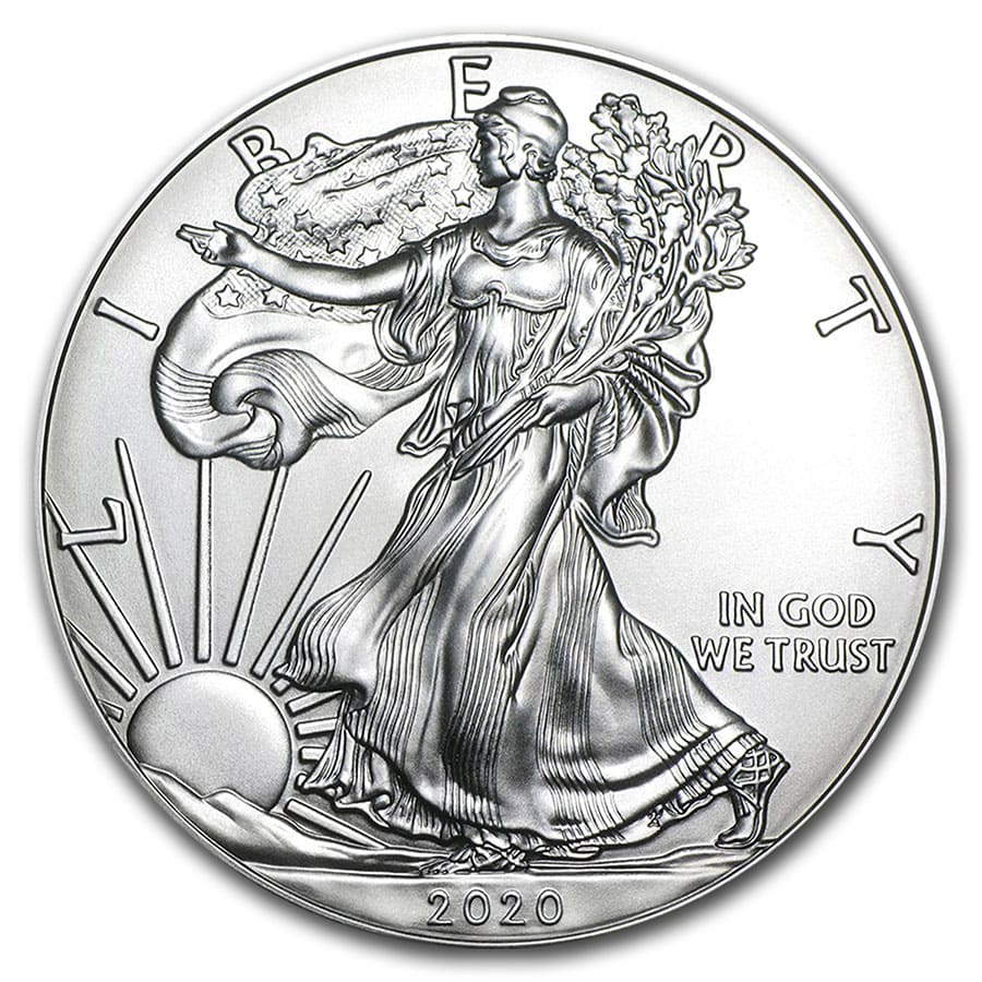 2020 1 oz Silver American Eagle - American Flag