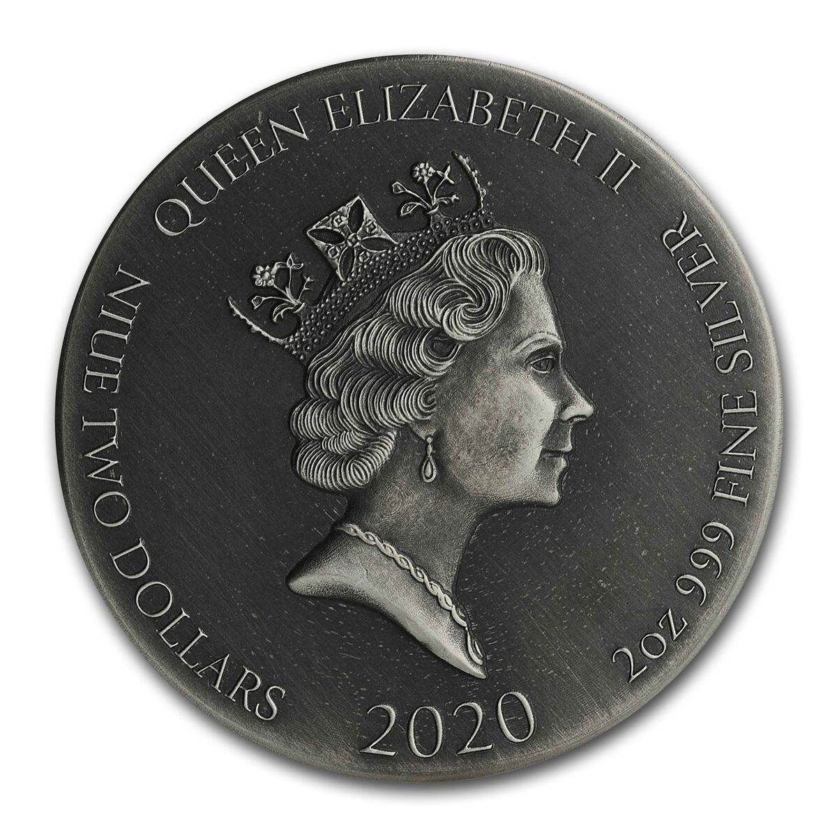2020 2 oz Silver Coin - Biblical Series (Resurrection of Lazarus)