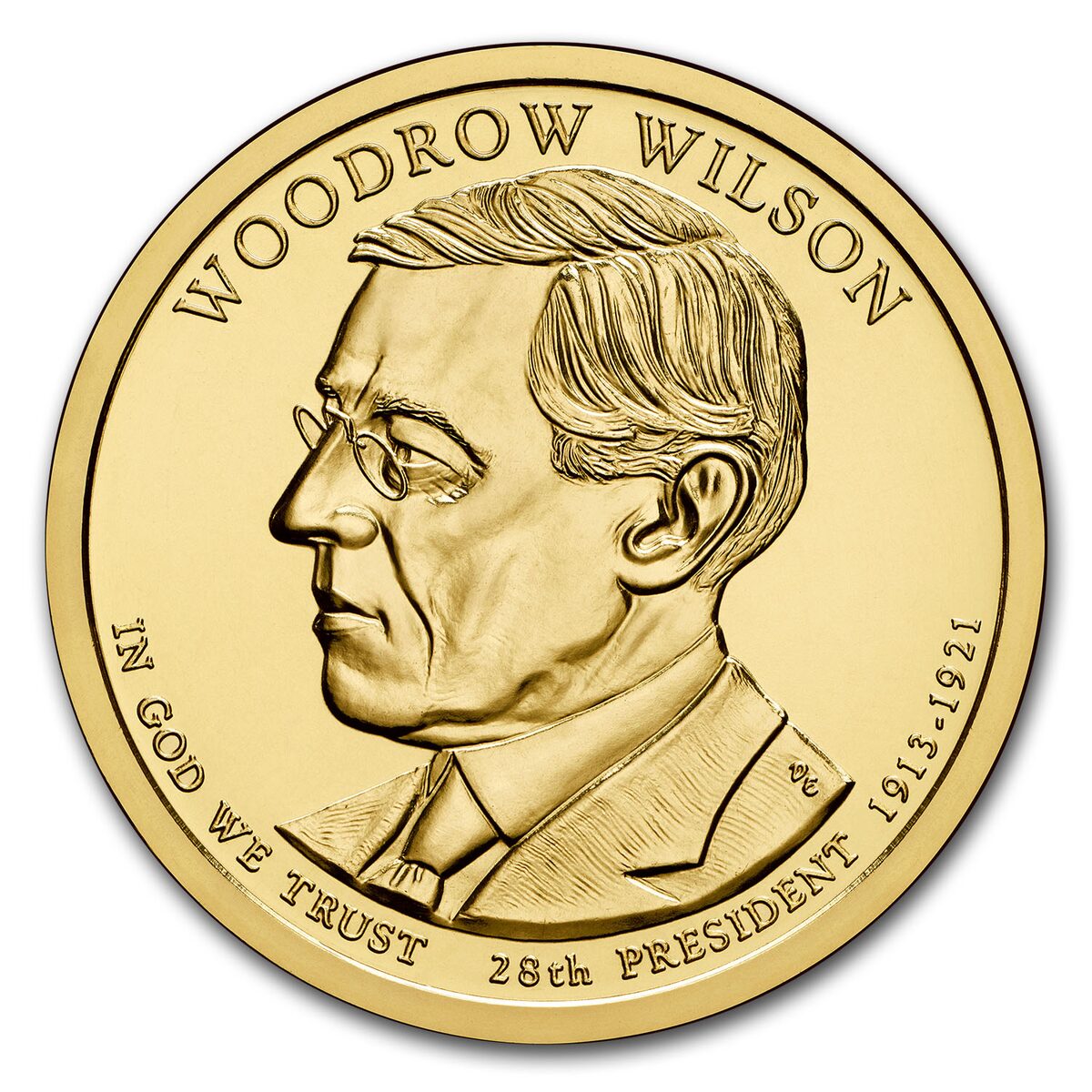 2013-D Woodrow Wilson Presidential Dollar BU