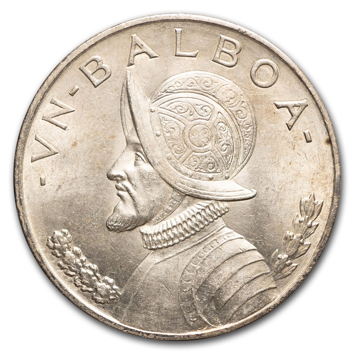 1947 Panama Silver Balboa AU