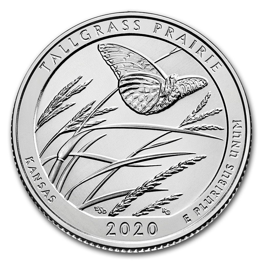 2020-P ATB Quarter Tallgrass Prairie National Preserve BU