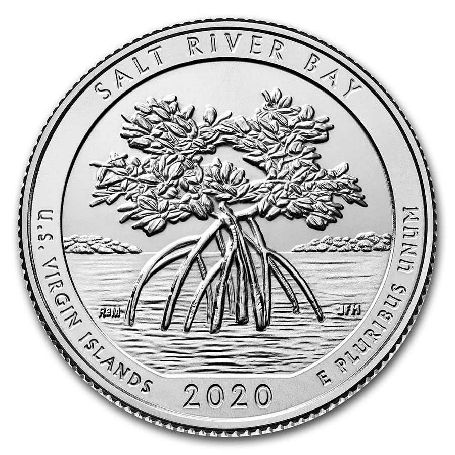 2020-S ATB Quarter Salt River Bay National Park Gem Proof